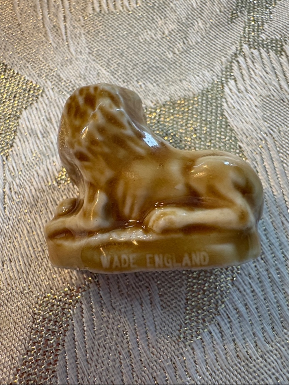 Vintage Wade Lion Figurine Decorative Accent - Picture 2 of 3